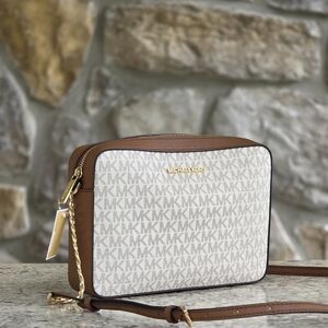 Michael Kors Jet Set EW Logo Large Crossbody